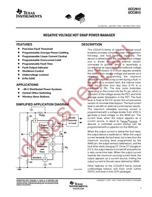 UCC3913D datasheet  